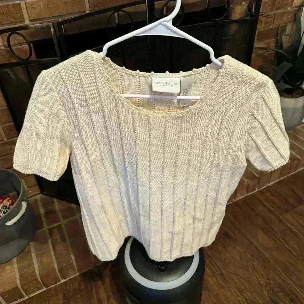 Liz Claiborne knitted top M - Picture 3 of 3
